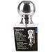 REESE Towpower 7011300 Interlock Trailer Hitch Ball,Class IV, 2 Inch Diameter, 6,000 lbs. Capacity, 1 Inch Shank Diameter, 2 Inch Shank Length, Stainless Steel