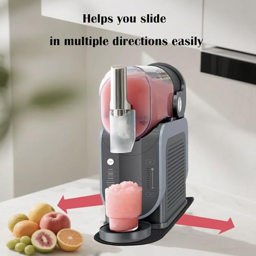 Image of Sliding Pad for Ninja Slushie Machine FS301 and FS300, Non-Slip Mat for Ninja Slushie Machine Accessories, Easily Slider Mat for Slushie Drink Maker, Frozen Drink Accessory for Home Users