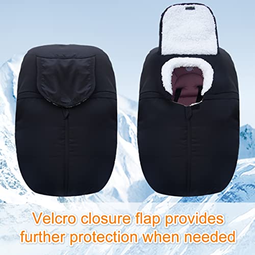 Tsayawa Q332 Mom'S Choice Awards Winner-Tsayawa Winter Baby Infant Car Seat Cover-Keep Babies Warm Carseat Bunting Bag/Blanket thumb #2