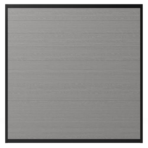WamBam Composite Privacy Fence Panel, 6ft Slate Grey