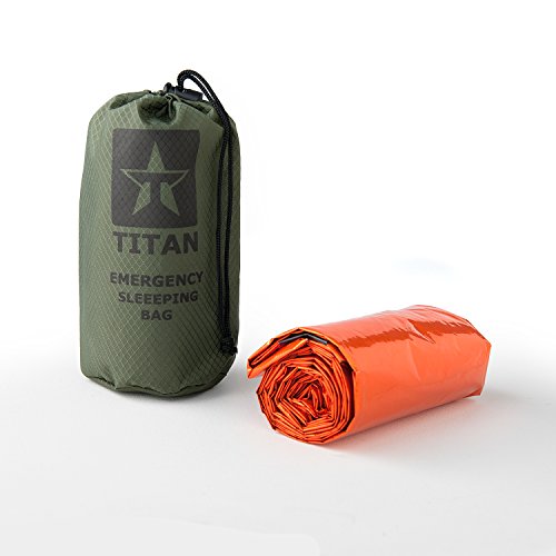 image for TITANSurvival Emergency Sleeping Bags for Survival 36” x 78” - 90%
