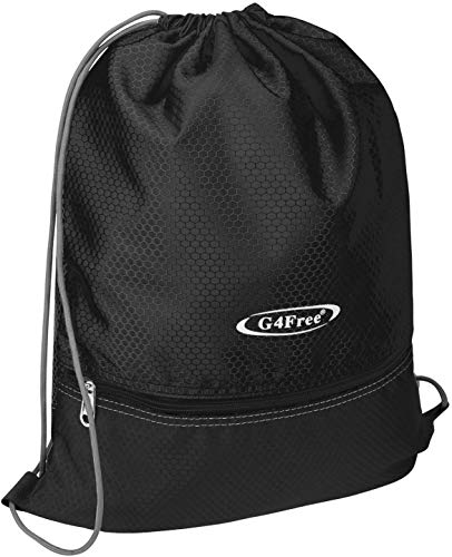 G4Free 15 20L Mochila con Cordón Bolsa de PE de Gimnasio de Kit de Saco de Gimnasia