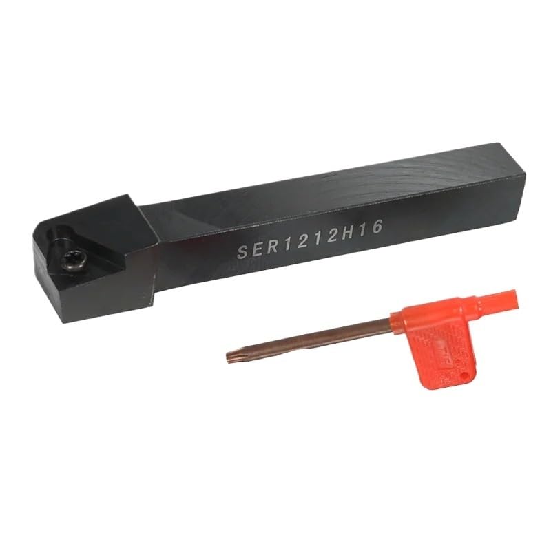 1pc High Quality SER1212H16 SEL1212H16 SER1616H16 SEL1616H16 CNC Lathe Machine Cutter External Thread Turning Tool Holder(SER1212H16)