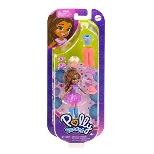 Polly Pocket Fashion Doll - Poupée articulée 7.6 cm + Accessoires - Figurine #4