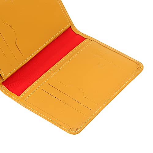 Carteira Feminina Couro Legítimo Porta Cartões, Notas e CNH Mariart 187F (Gold)