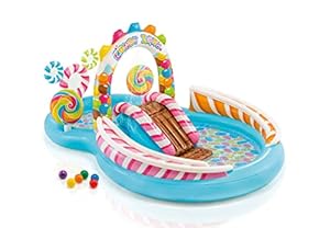 Intex Candy Zone Play Center Inflatable Rubber Swimming Pool, Multi Color
