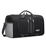 G4Free 40L Foldable Travel Duffle Bag Lightweight Sports Backpack 22 Inch Luggage Tote Bag for Sports Gym Swimming