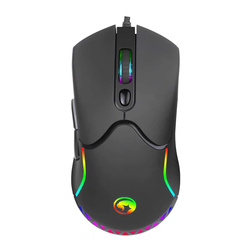 MARVO M359 800-3200 DPI Wired Gaming Mouse with RGB Lighting, Black