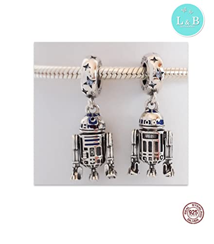Berloque STAR WARS - RD-D2 em Prata 925