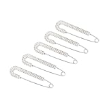 La broche de serrage à la taille ornée de strass combine luxe et fonctionnalité avec un fermoir sécurisé pour pulls, écharpes et accessoires.