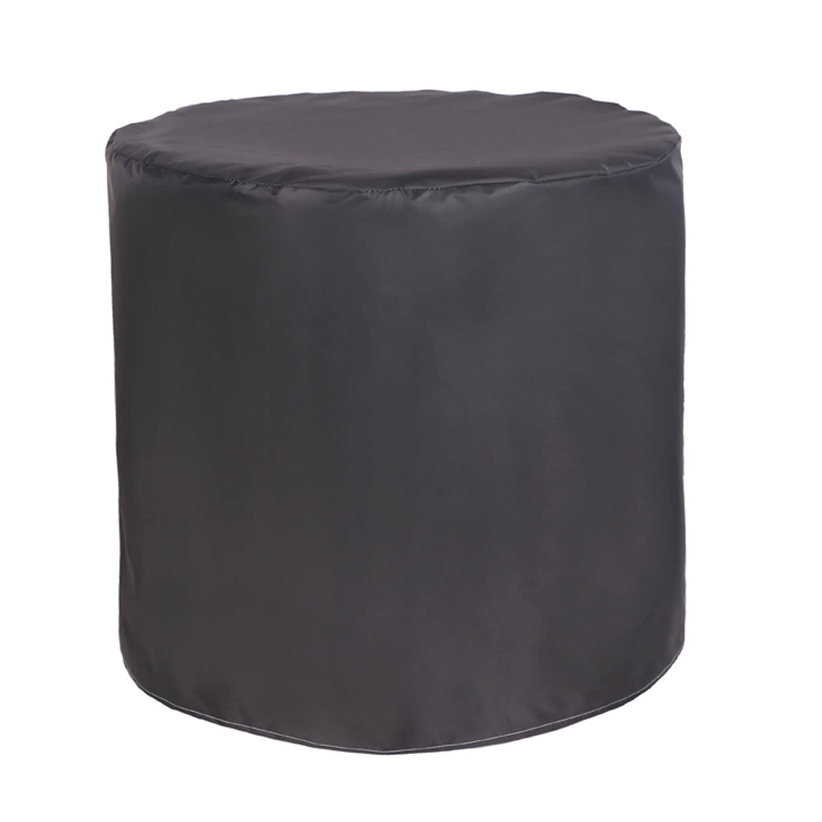 Tuinmeubelhoezen,420D Oxford Ronde Tuinmeubelhoes,90x90cm Buiten Tafelstoelen Rotan Meubelhoezen Beschermende Terrasmeubelhoes,Waterdichte, Winddicht,UV-Bestendig-Zwart