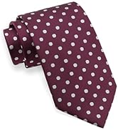 LJBFNN Ties for Men, 3.15'' Mens Polka Dot Tie Satin Woven