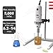 4E's USA Lab Handheld Homogenizer, High Speed Disperser Emulsifier Mixer, 10 Speed Level from 8,000 to 30,000RPM, 316L Stainless Steel 10mm Probe for 1-250ml Sample, Max Viscosity 5000mPas