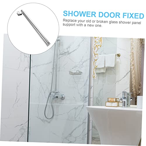 Fixation murale pour douche sans cadre | Barre de support panneau de verre rigide - 4