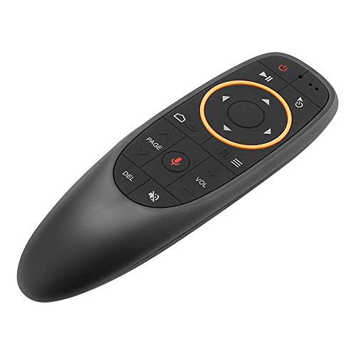 Systene Voice Remote Control G10s,Android TV Remote 6 Axis Gyroscope Air Fly Mouse with IR Learning Fly Air Remote Mouse for Android TV Box h96max, x96, x88 and All Android TV Box.