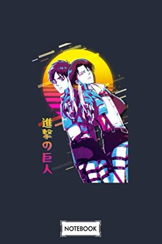 Levi Ackerman And Eren Yeager Notebook Journal 6x9 1 Pages Matte Finish Cover Planner Lined College Ruled Paper Diary By Amazon Ae