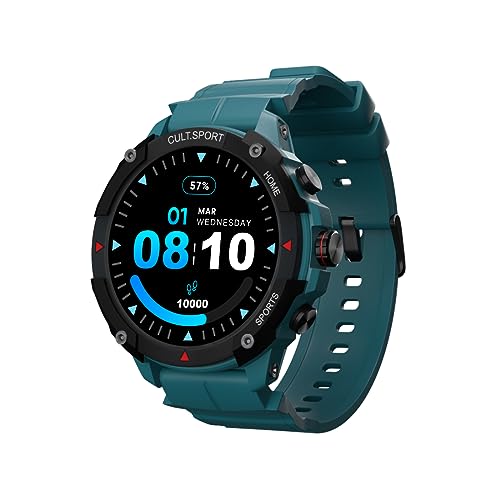 Image of CULTSPORT Ranger XR 1.43 inch AMOLED Smartwatch,Outdoor Rugged Smartwatch for Men, 850 NITS, Always On Display, Bluetooth Calling, 420mAh Battery, Sports Recognition, Health Tracking, Round Digital Watch