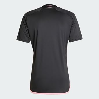 adidas Men's Soccer 23/24 Inter Miami Away Jersey - Glittering Pink Details and Moisture-Wicking AEROREADY