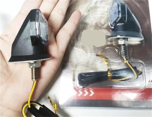 Trasero parada luces luces de señal giro para motocicleta intermitente ámbar universal 12V 5