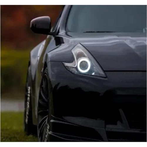 Kit Angel Eyes LED 6000K para Nissan 370Z 2009-2020 con luces de algodon tuning 5