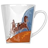 Regalo retro salvaje oeste diligencia 340 ml Latte taza f723L