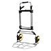 NATICRISI Folding Hand Truck,Industrial 275 lb Heavy Duty Dolly Cart for Moving,Portable Foldable Capacity Heavy Duty Luggage Cart for Luggage, Personal, Travel, Auto, Moving and Office Use