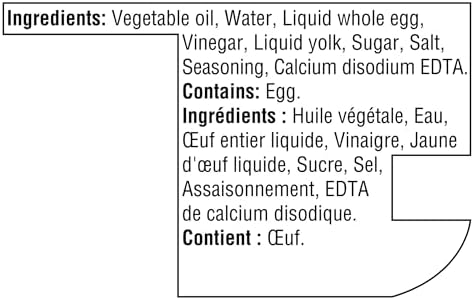Heinz Real Mayonnaise, for Club Sandwiches, Burgers and Grilled Cheese, 340 mL Bottle - 2