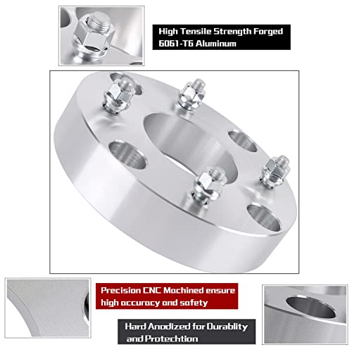 Flycle 4X156 To 4X137 Wheel Adapters, 1.5 Inch 4X156 To 4X137 Wheel Adapter With 10X1.25 Studs 82.5Mm Hub Bore #TOP3