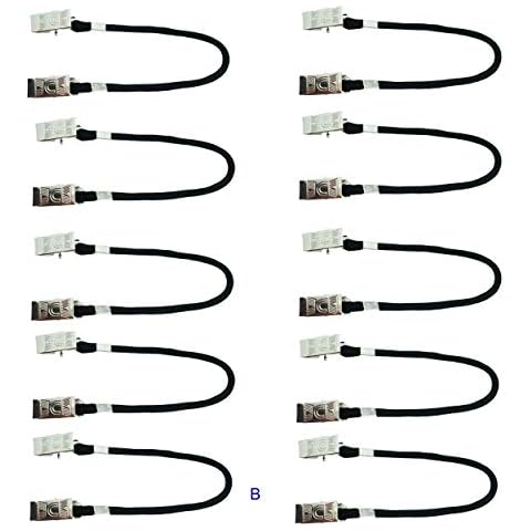MYIW Hat Windy Clips for Boating,Hat Rides Cap Retainer for Fishing,Hat Keeper and Eyewear Holder,Pack of 10 pcs (B) Cover