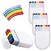 Rismise Rainbow Facepaint 4 Pack Lesbian Pride Face Paint LGBT Paint Rainbow Face Marker Rainbows Gems for Face Rainbows Body Markers Marches Events Festival Gay Pride Day Celebrations Party