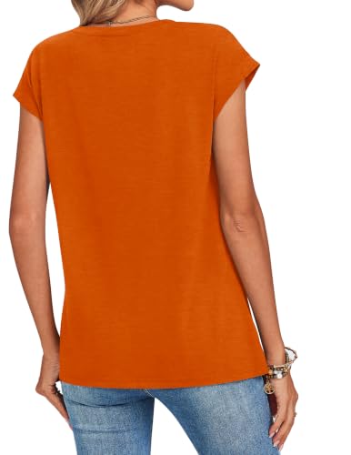 Image of Zeagoo Womens Tops Summer Casual Cap Sleeve Tshirts Shirts Business Blouses