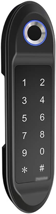 Keyless Fingerprint & Password Cabinet Door Lock Biometric Electric Lock for Cabinet Drawer Cupboards(D)