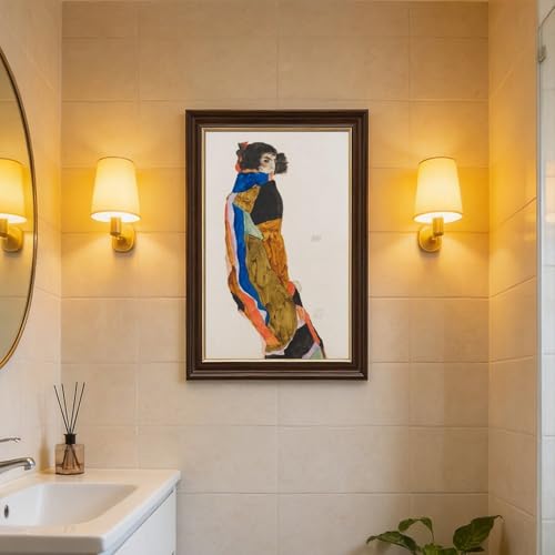 Impression sur toile Egon Schiele Moa - Décoration murale d'exception avec cadre - 7