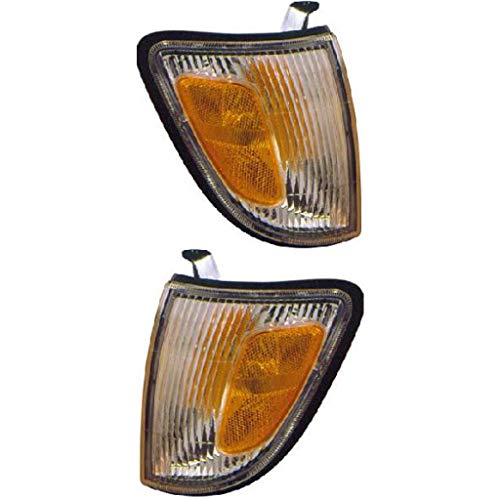 For Toyota Tacoma 2Wd 1997 1998 1999 2000 Parking/Side Marker Light Assembly Driver And Passenger Side | Pair | To2520155 | To2521155 | 81620-04050 | 81610-04050 #TOP19