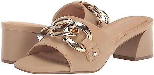 Anne Klein Women's Marilyn Heeled Sandal, Nude, 8 | Image 6