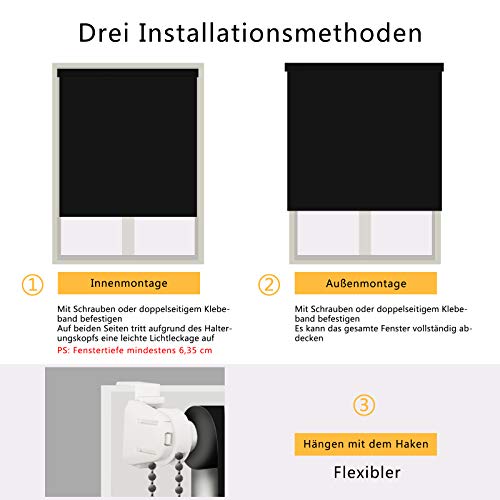 Deswin, tende oscuranti lunghe, avvolgibili, con