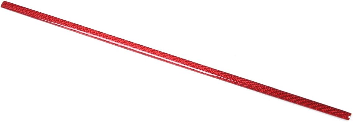 Fit for Toyota 86 Subaru BRZ 2022 Real Carbon Fiber Car Decorative Strip on co-Pilot Glove Box Panel Cover Car Interior Accessories (Red Carbon Fiber)