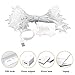 Aluan 50 LED Star String Lights 21FT+3.2FT Christmas Lights, USB & Battery Operated Waterproof Twinkle Fairy Lights with 8 Modes for Indoor Outdoor Home Garden Party Wedding Christmas Tree(Warm White)