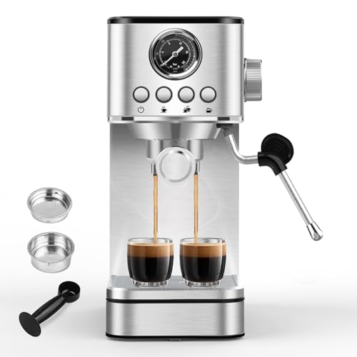Sparkfire Espresso Machine Coffee Makers 20 Bar,Stainless Steel Espresso Machine with Milk...