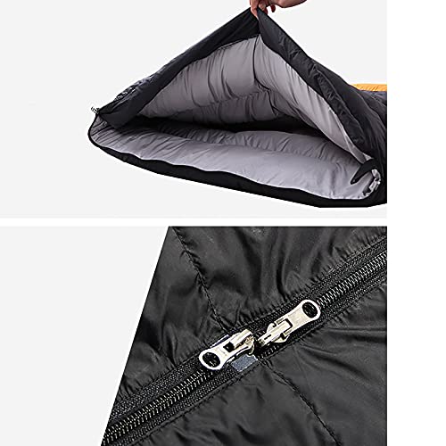 Jianghuayunchuanri Bequemer Schlafsack Schlafsack im Freien Erwachsene Camping Camping Schlafsack Umschlag Schlafsack Indoor- und Outdoor-Aktivitäten (Farbe : Rot, Size : 220x80cm) - Image 4