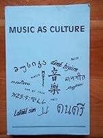 Music as culture 0848244796 Book Cover
