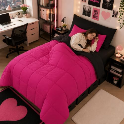 Anluoer Twin Comforter Set, 5 Piece Bed in a Bag Twin Bedding Sets by Anluoer - Used condition - Image 3