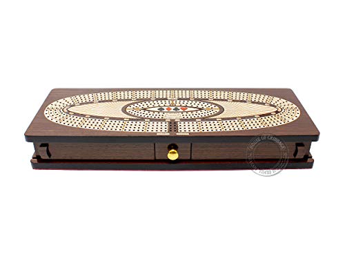 House of Cribbage tablero continuo de cribbage en madera miniatura 2