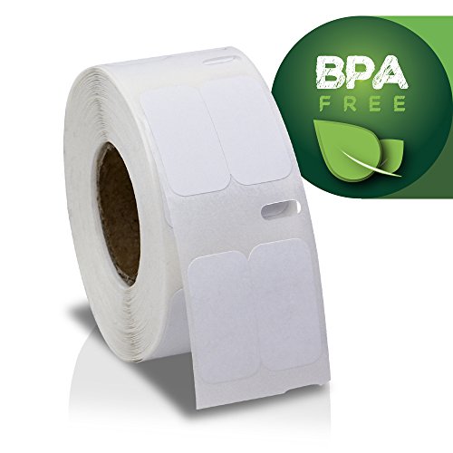 Officesmartlabels - 1/2" X 1" Self-Adhesive White Extra Small 2-Up Multipurpose Labels, Compatible With 30333 (1 Roll, 1000 Labels Per Roll) #TOP3