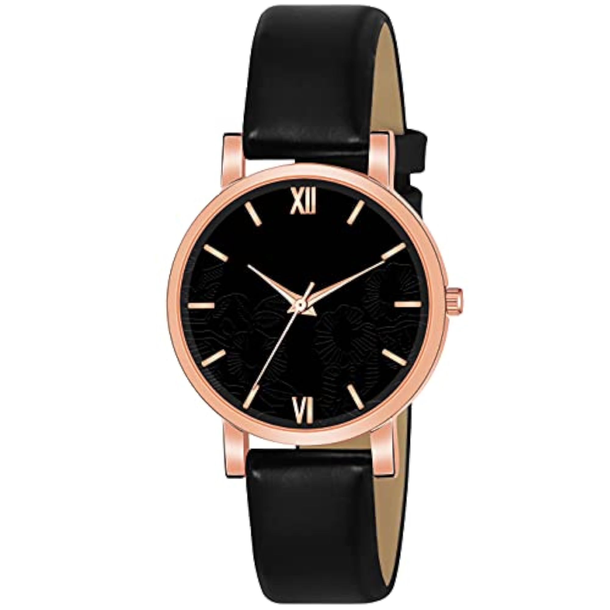 Analog Multicolor Dial Leather Strap Watch for Girls