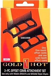 Gold 'N Hot 2-PC Offset Comb Styler Dryer GH2276 Attachment for GH2275 & GH
