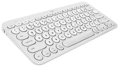 Adesivos redondos Português ABNT2 para teclado 14mm servem para Logitech K380, K480 (Branco)