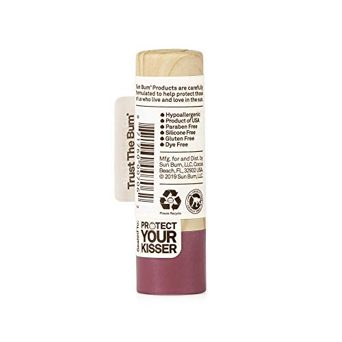 Sun Bum Tinted Lip Balm Raisin Hell | Spf 15 | Uva/Uvb Broad Spectrum Protection | Sensitive Skin Safe | Paraben Free | Ozybenzone Free | 0.15 Oz #TOP1