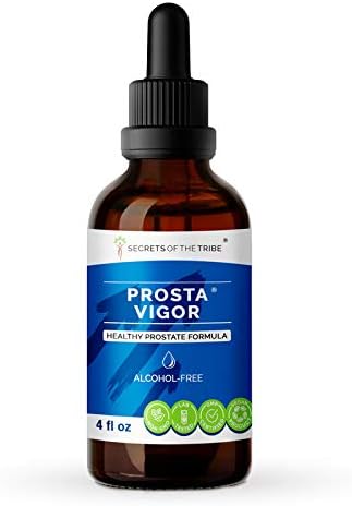 Prosta Vigor Alcohol-Free, Glycerite Pygeum, Maca, Stinging Nettle, Reishi Mushroom, Red Clover, Spearmint, Saw Palmetto, White Peony. Tincture Herbal Extract Healthy Prostate Formula 4 OZ