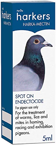 Harka-Mectin Spot On Treatment Ivermectin for Worms Lice & Mites Pigeons 2 Drops